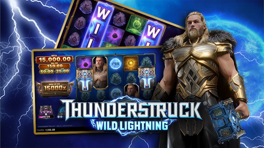 Thunderstruck Wild Lightning Emplacement Pin Up